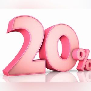 Take 2️⃣0️⃣ % off listed price all items 5/17-5/27!! Happy Shopping 😀 🛒🛍 😀